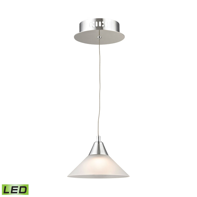 LCA101-10-15 - Cono 7'' Wide 1-Light Mini Pendant - Chrome