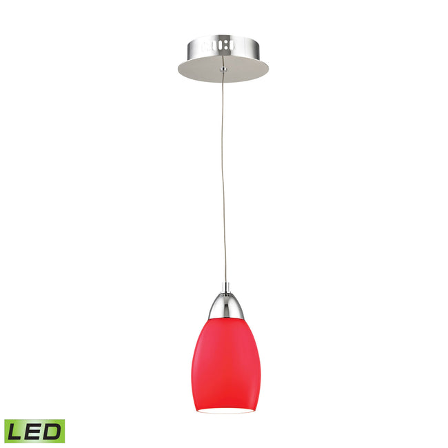 LCA201-11-15 - Buro 4'' Wide 1-Light Mini Pendant - Chrome