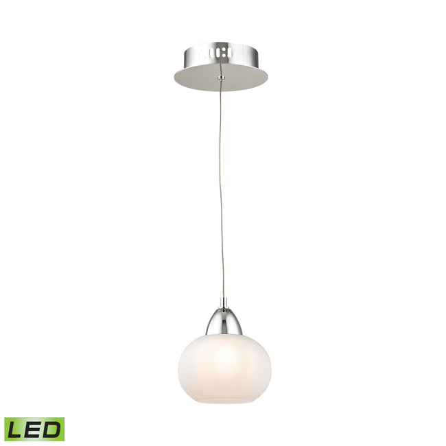 LCA401-10-15 - Ciotola 6'' Wide 1-Light Mini Pendant - Chrome