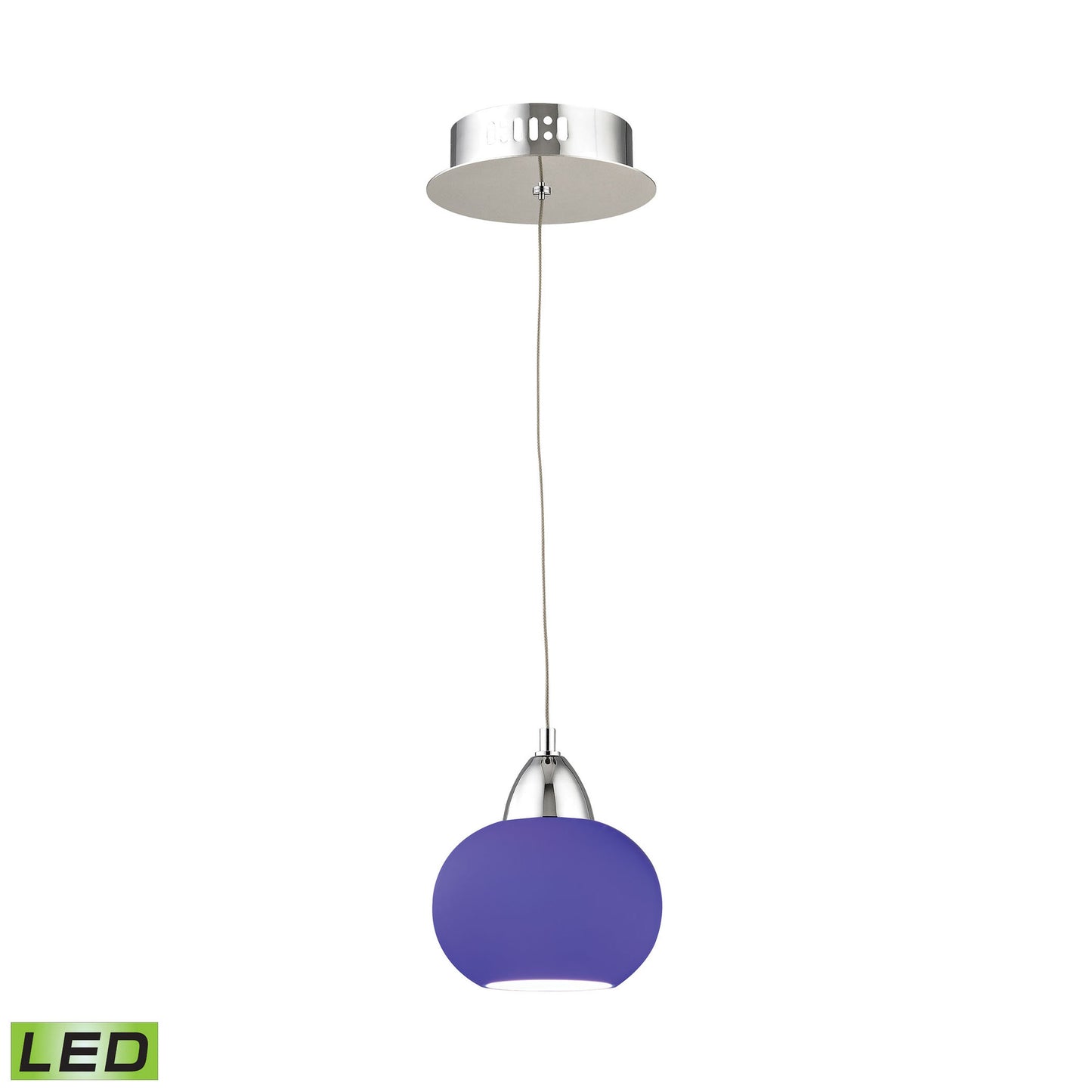 LCA401-7-15 - Ciotola 6'' Wide 1-Light Mini Pendant - Chrome