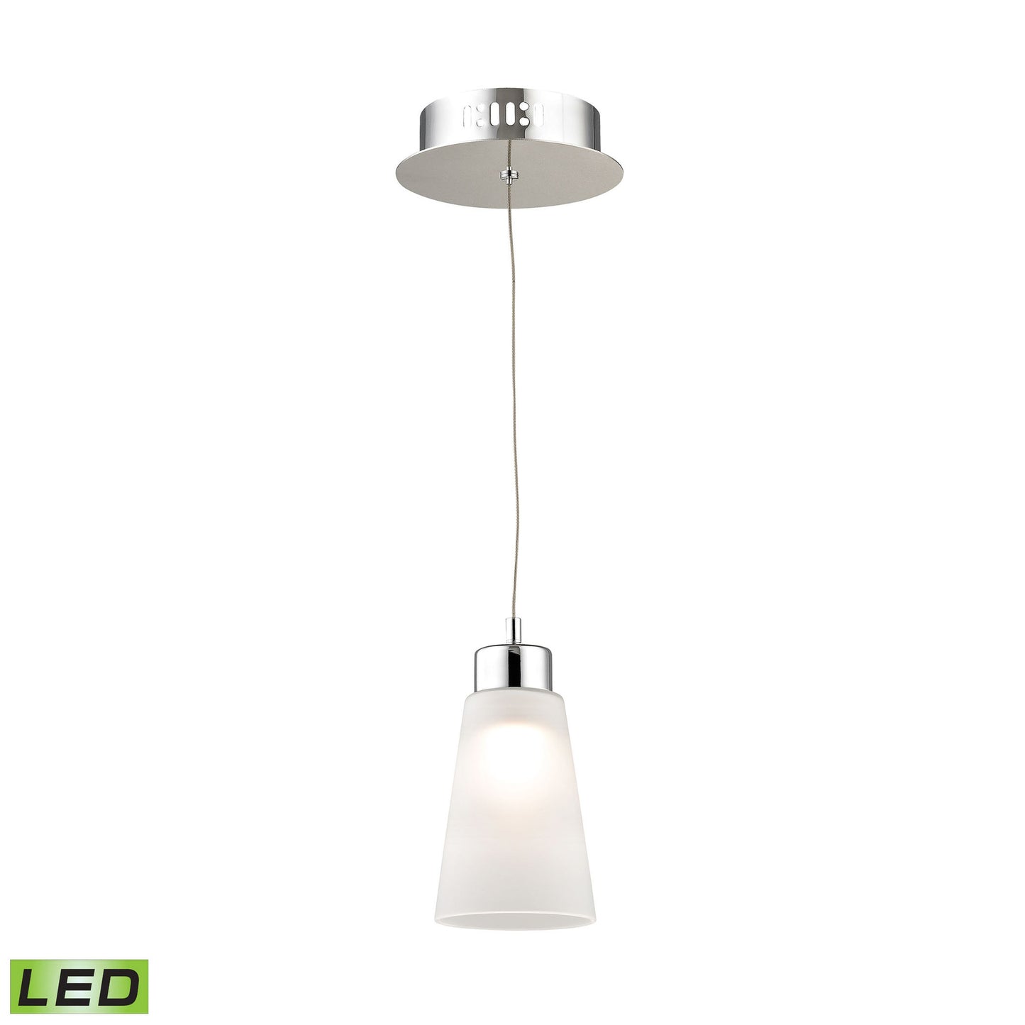 LCA501-10-15 - Coppa 5'' Wide 1-Light Mini Pendant - Chrome