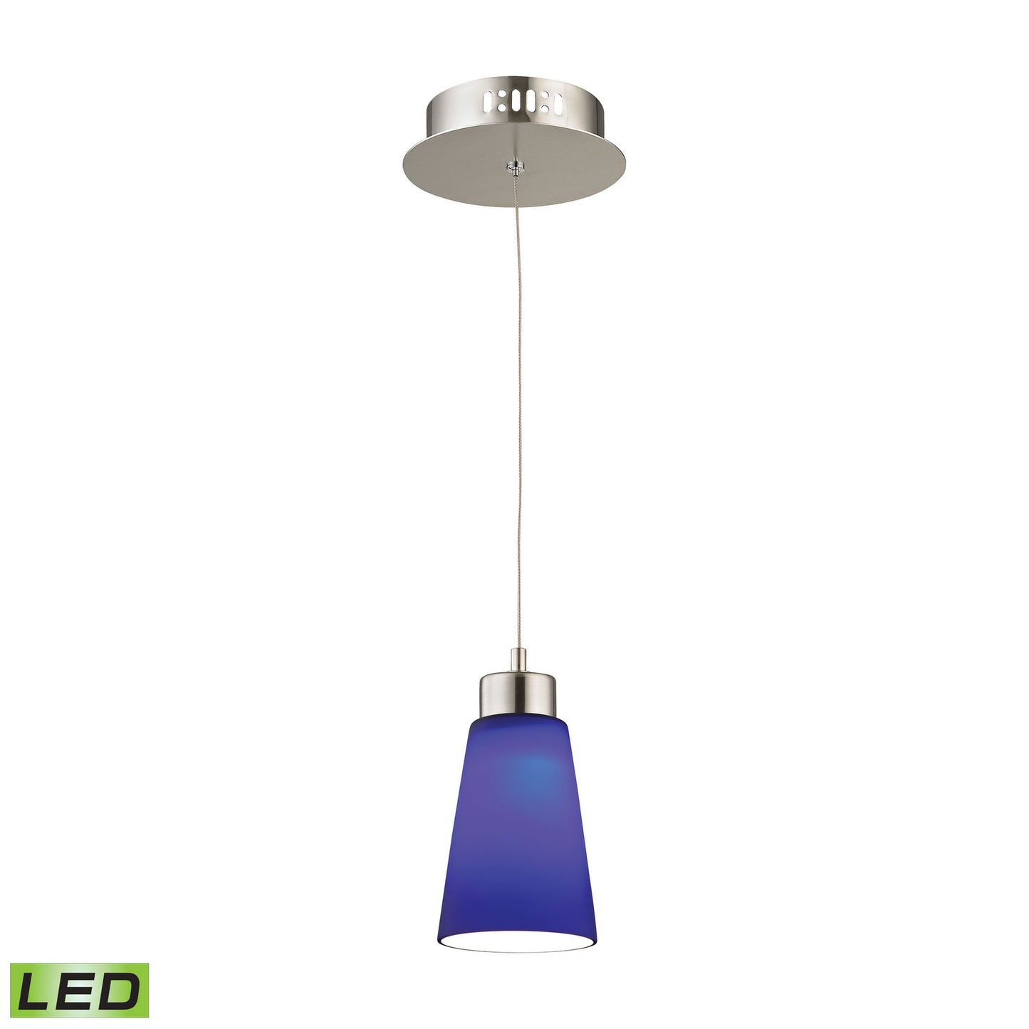 LCA501-7-16M - Coppa 5'' Wide 1-Light Mini Pendant - Satin Nickel