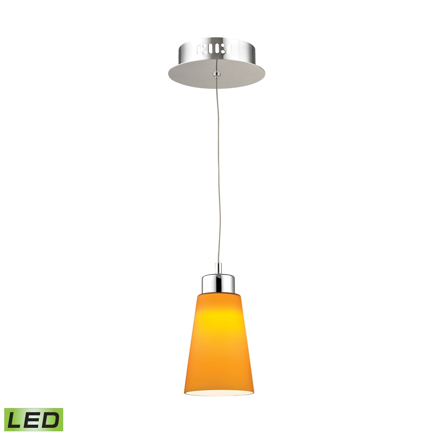 LCA501-8-15 - Coppa 5'' Wide 1-Light Mini Pendant - Chrome