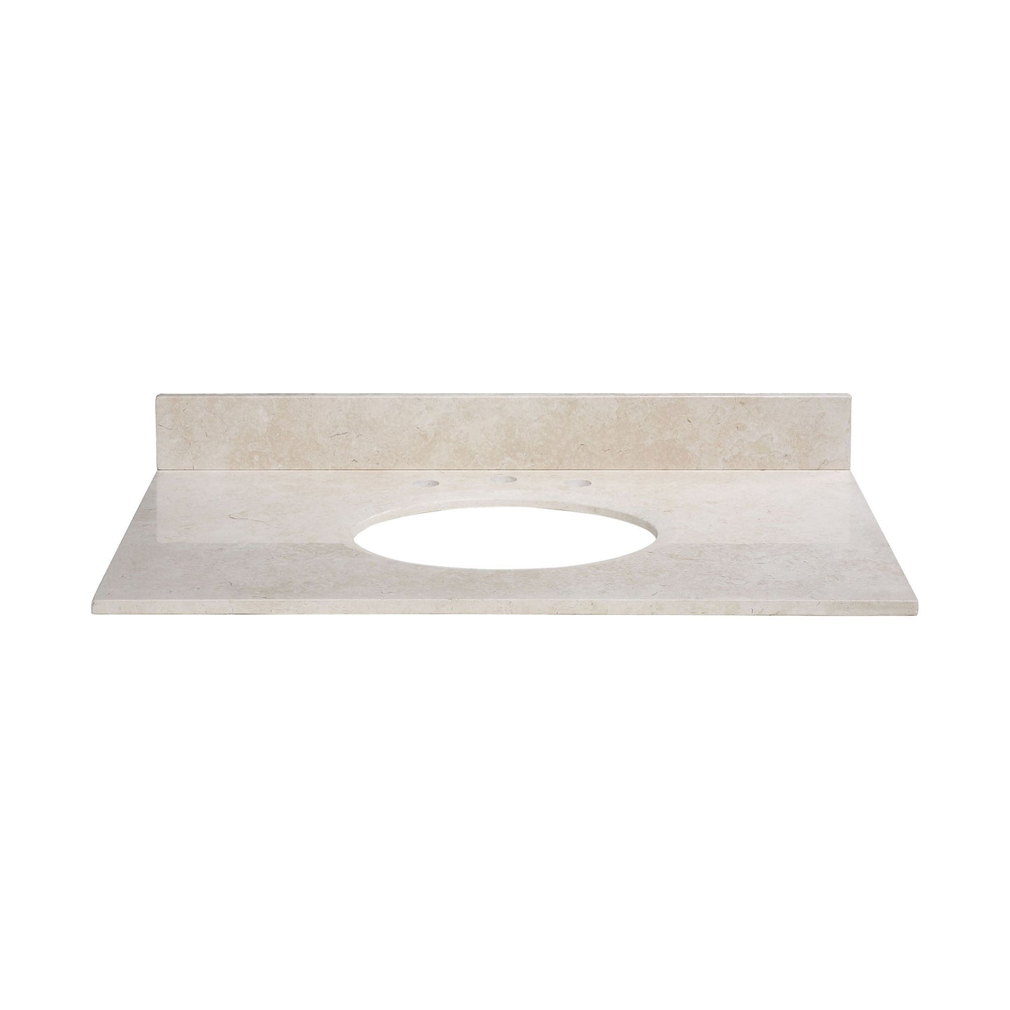 MAUT310CM - Stone Top - 31-inch for Oval Undermount Sink - Galala Beige Marble