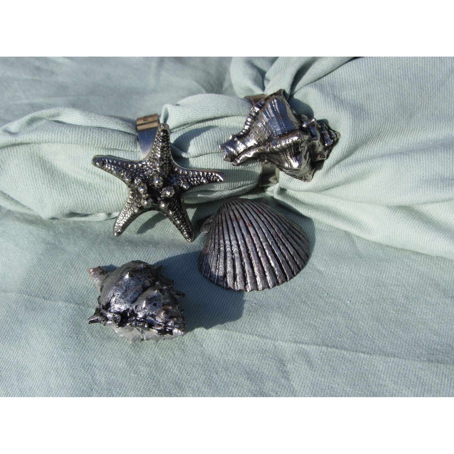 NAP016/S4 - Seashell Napkin Rings (Set of 4)