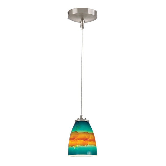 PF1000/1-MR16-BN-AS - Low Voltage 5'' Wide 1-Light Mini Pendant - Brushed Nickel