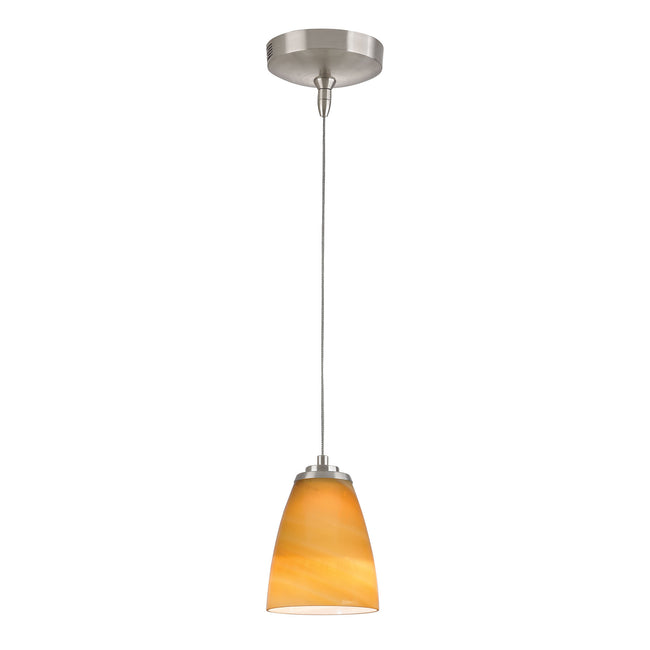 PF1000/1-MR16-BN-DS - Low Voltage 5'' Wide 1-Light Mini Pendant - Brushed Nickel