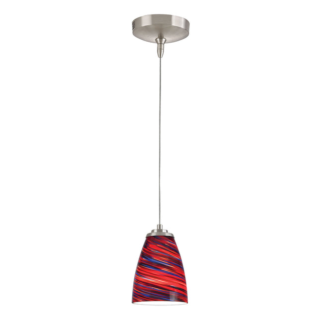 PF1000/1-MR16-BN-RT - Low Voltage 5'' Wide 1-Light Mini Pendant - Brushed Nickel