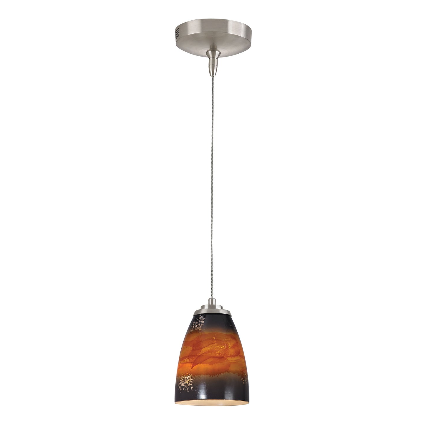 PF1000/1-MR16-BN-US - Low Voltage 5'' Wide 1-Light Mini Pendant - Brushed Nickel