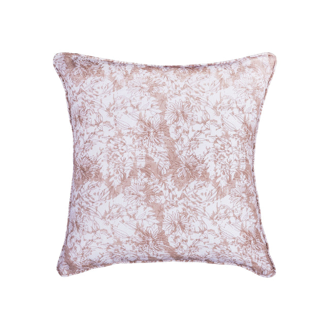 PLW036 - Block Print 20x20 Hand-Printed Reversible Pillow in 100% Cotton