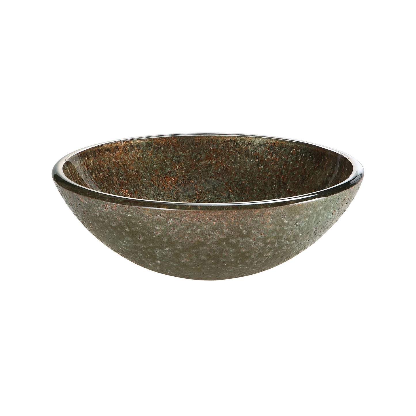 RVE165SGG - Reflex Vessel Sink - Green/Gold Storm 16.5-inch