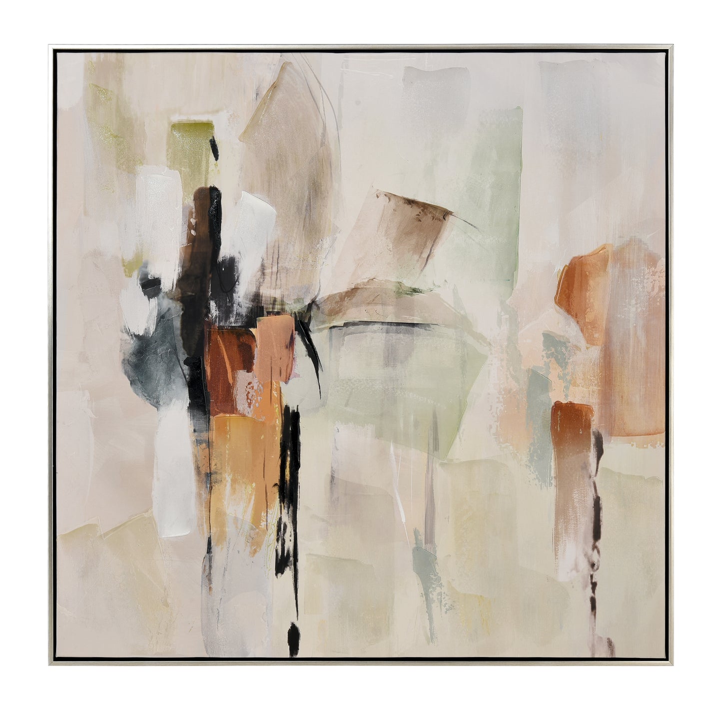 S0016-10170 - Pastel Abstract Framed Wall Art