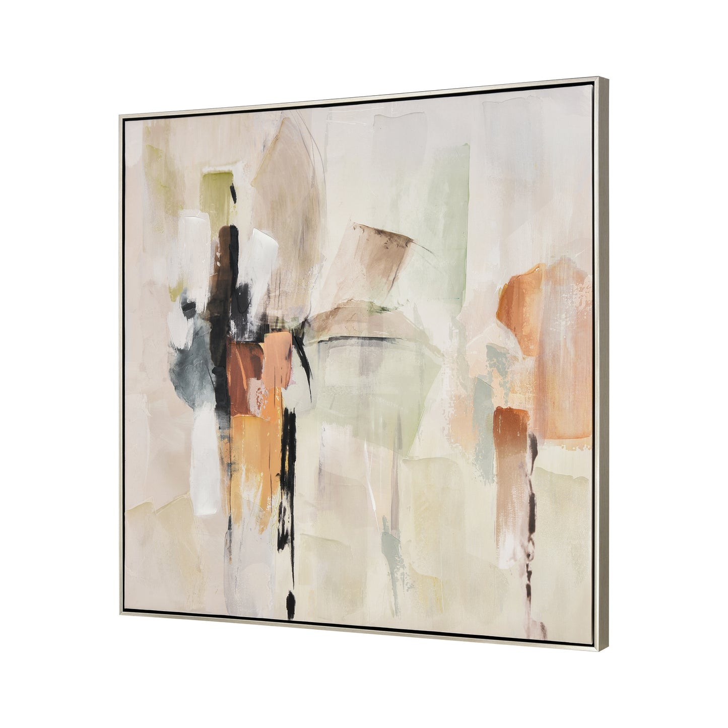 S0016-10170 - Pastel Abstract Framed Wall Art