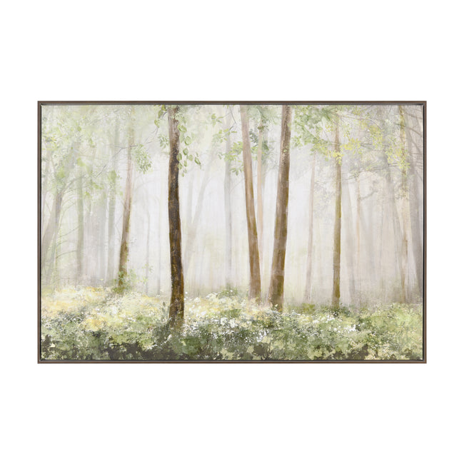 S0016-12052 - Morning Forest Framed Wall Art - Green