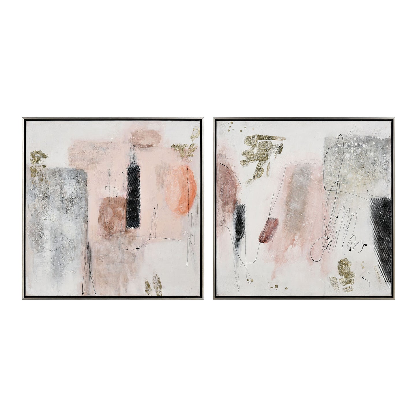 S0016-8129 - Modern Blush I Framed Wall Art