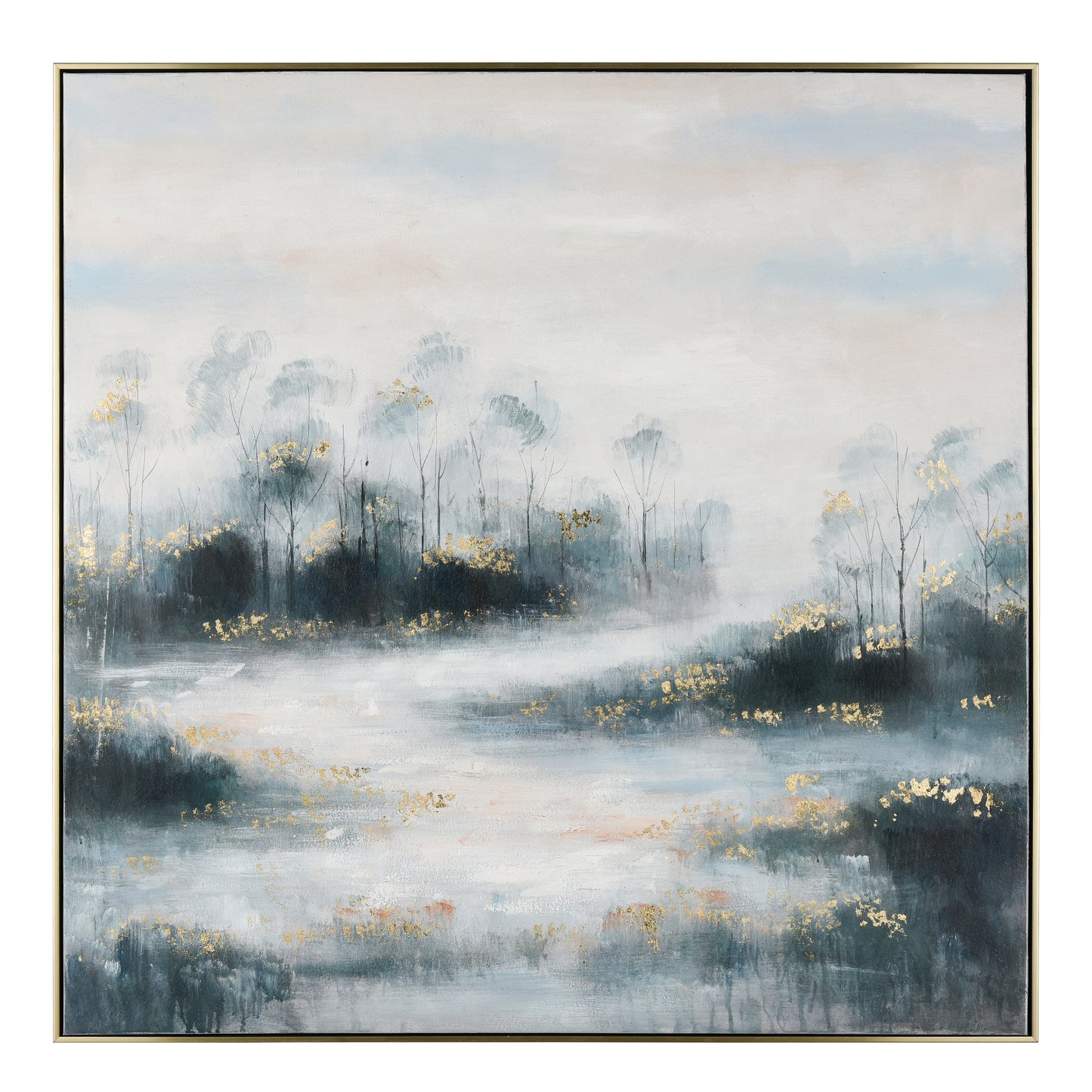 S0016-8161 - River Mist Framed Wall Art