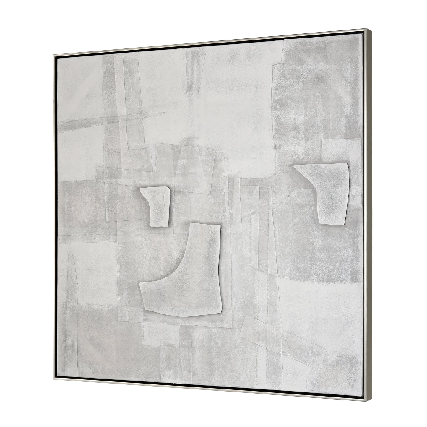 S0016-9828 - Whiten I Abstract Framed Wall Art