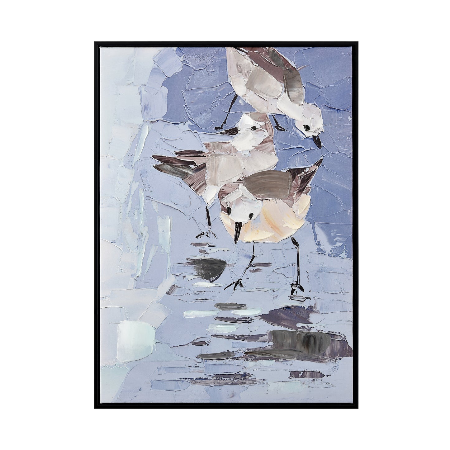 S0017-10704 - Seagull Abstract Framed Wall Art