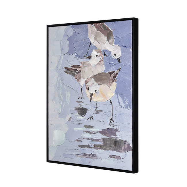 S0017-10704 - Seagull Abstract Framed Wall Art