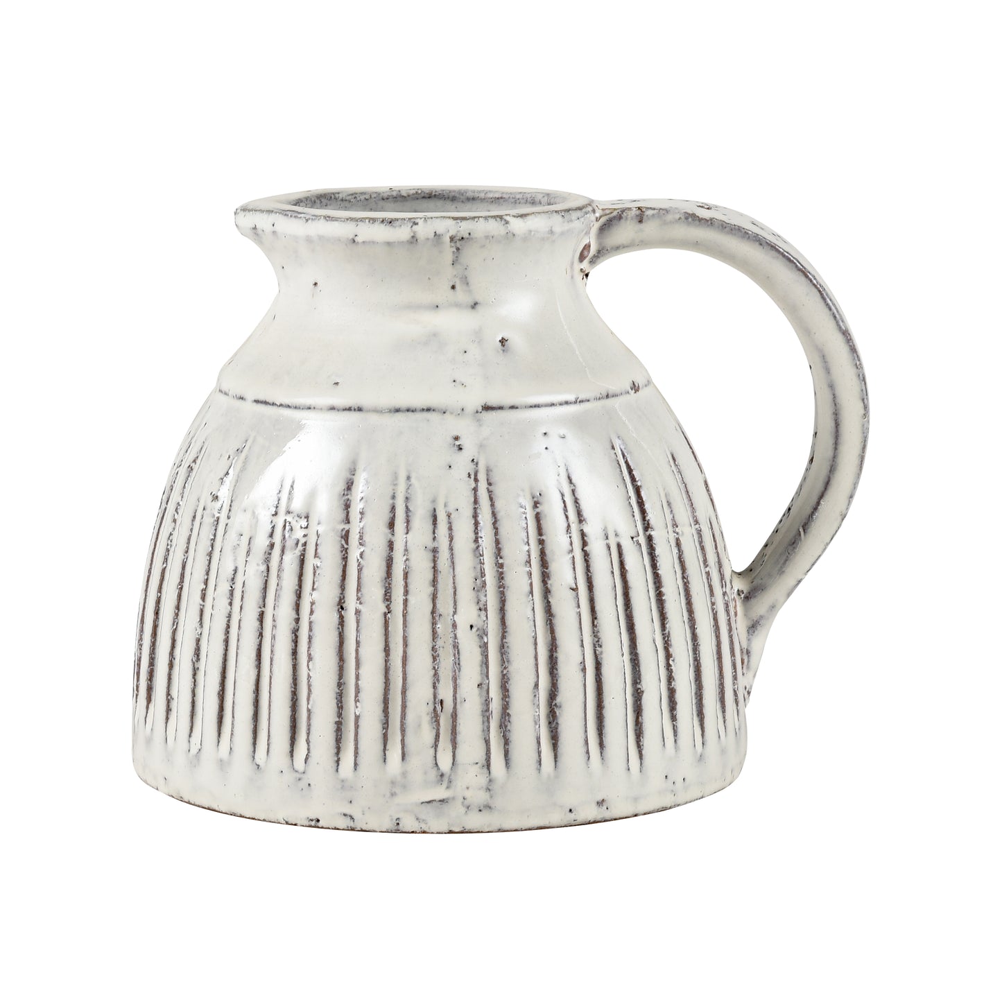 S0017-8211 - Muriel Pitcher - Small Aged White Glazed