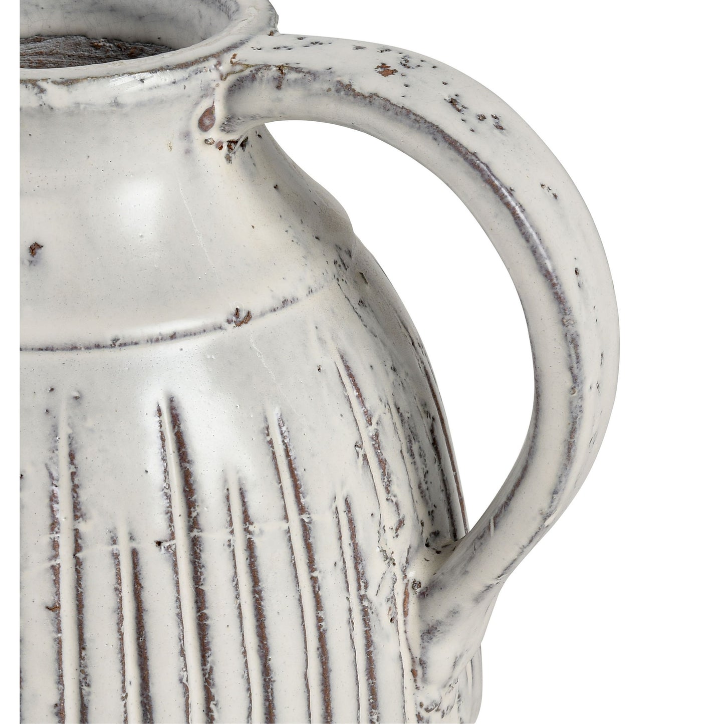 S0017-8211 - Muriel Pitcher - Small Aged White Glazed