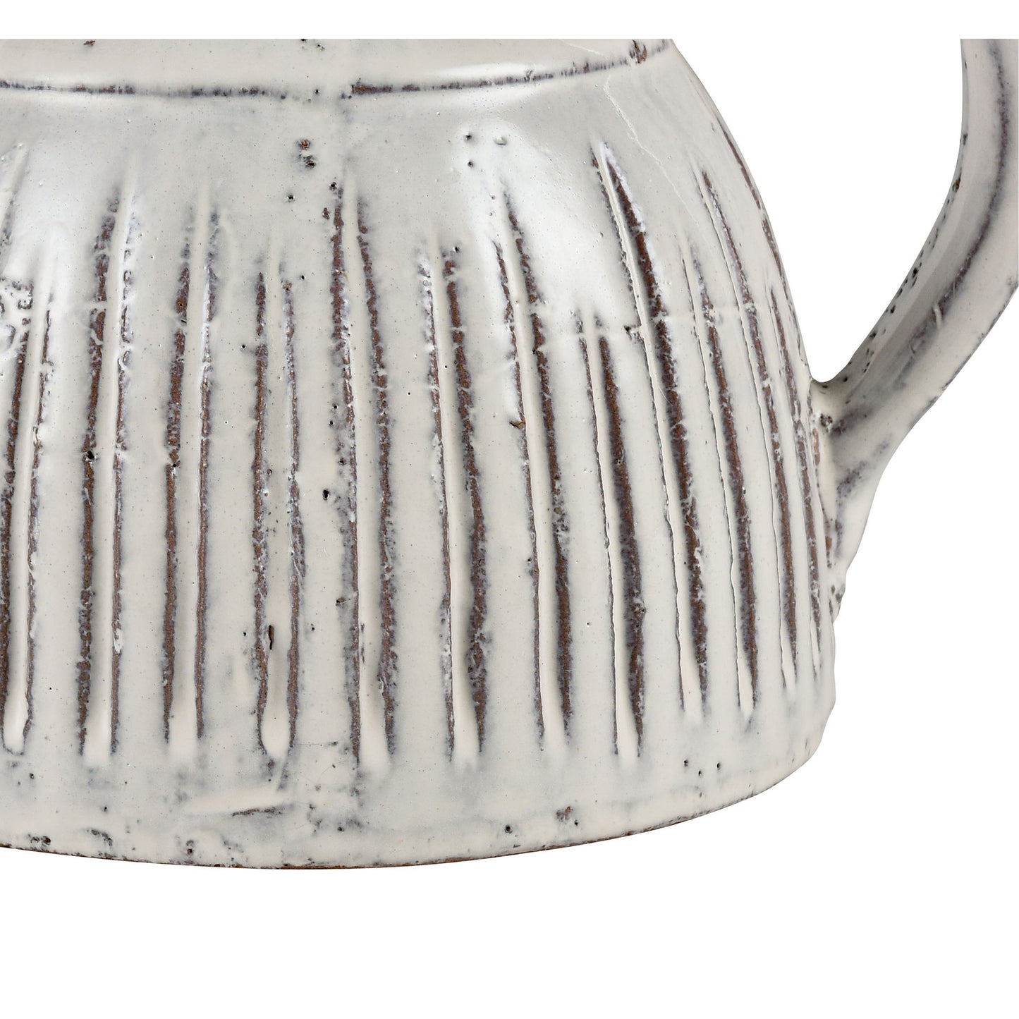 S0017-8211 - Muriel Pitcher - Small Aged White Glazed