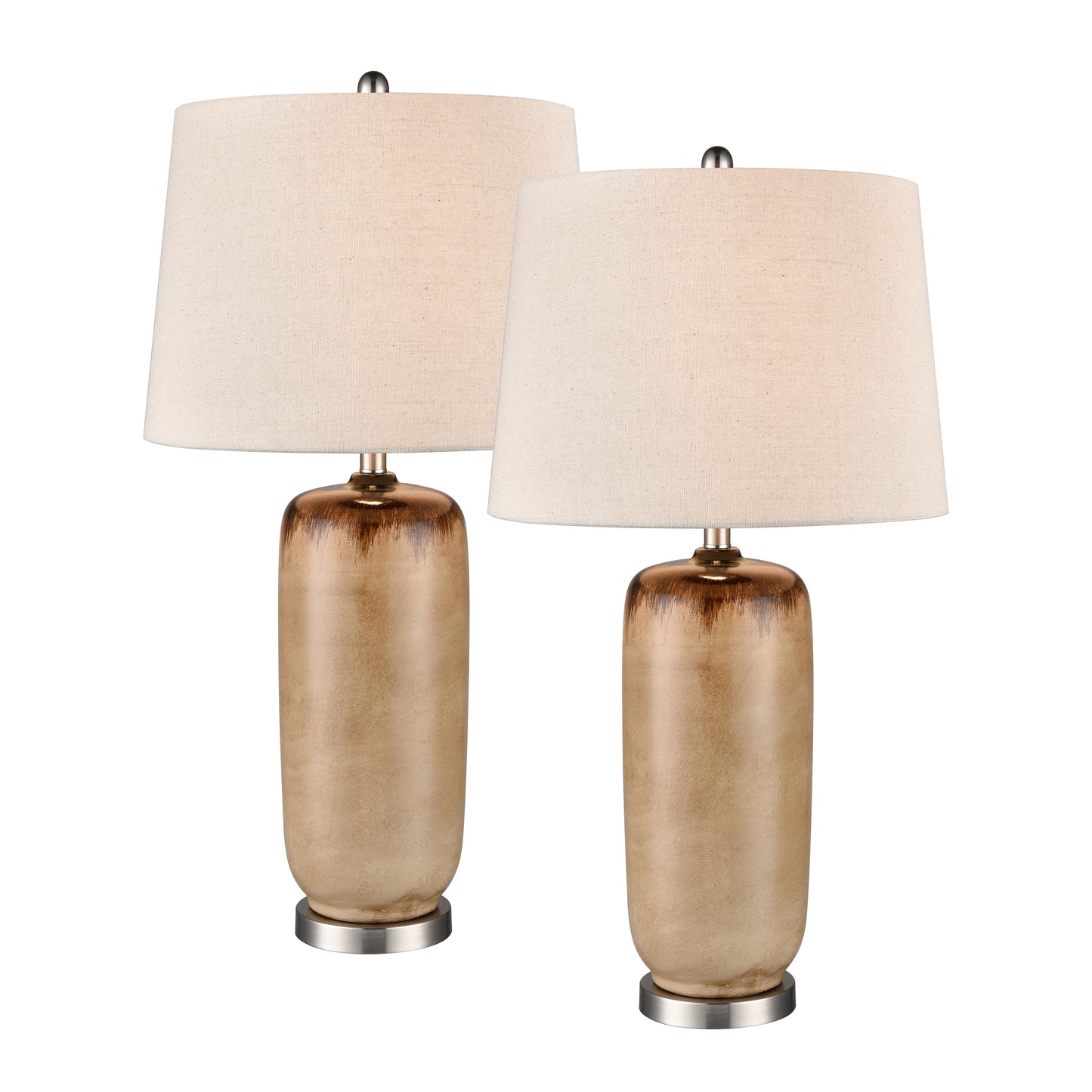 S0019-10309/S2 - Bromley 32.5'' High 1-Light Table Lamp - Set of 2 Brown