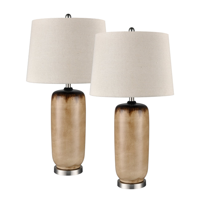 S0019-10309/S2 - Bromley 32.5'' High 1-Light Table Lamp - Set of 2 Brown