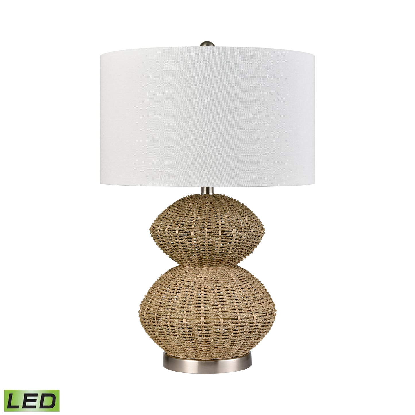 S0019-11057-LED - Helia 27'' High 1-Light Table Lamp - Natural - Includes LED Bulb