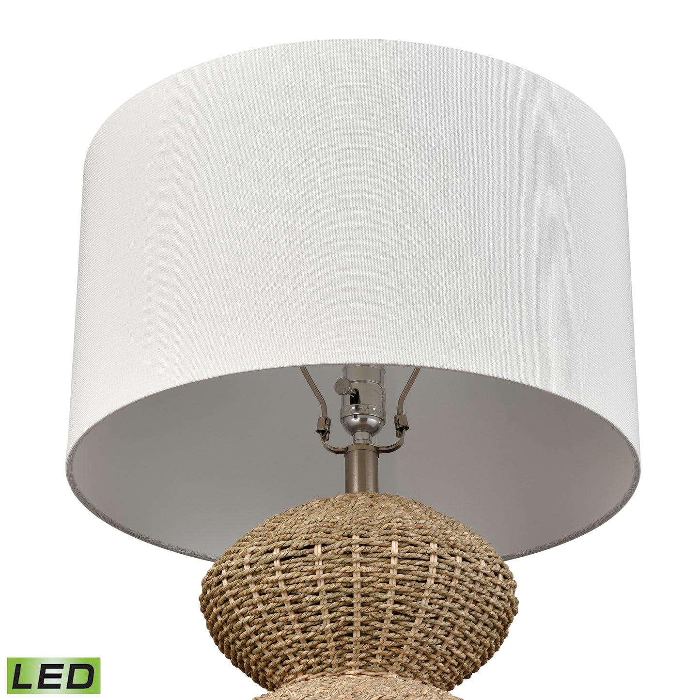 S0019-11057-LED - Helia 27'' High 1-Light Table Lamp - Natural - Includes LED Bulb