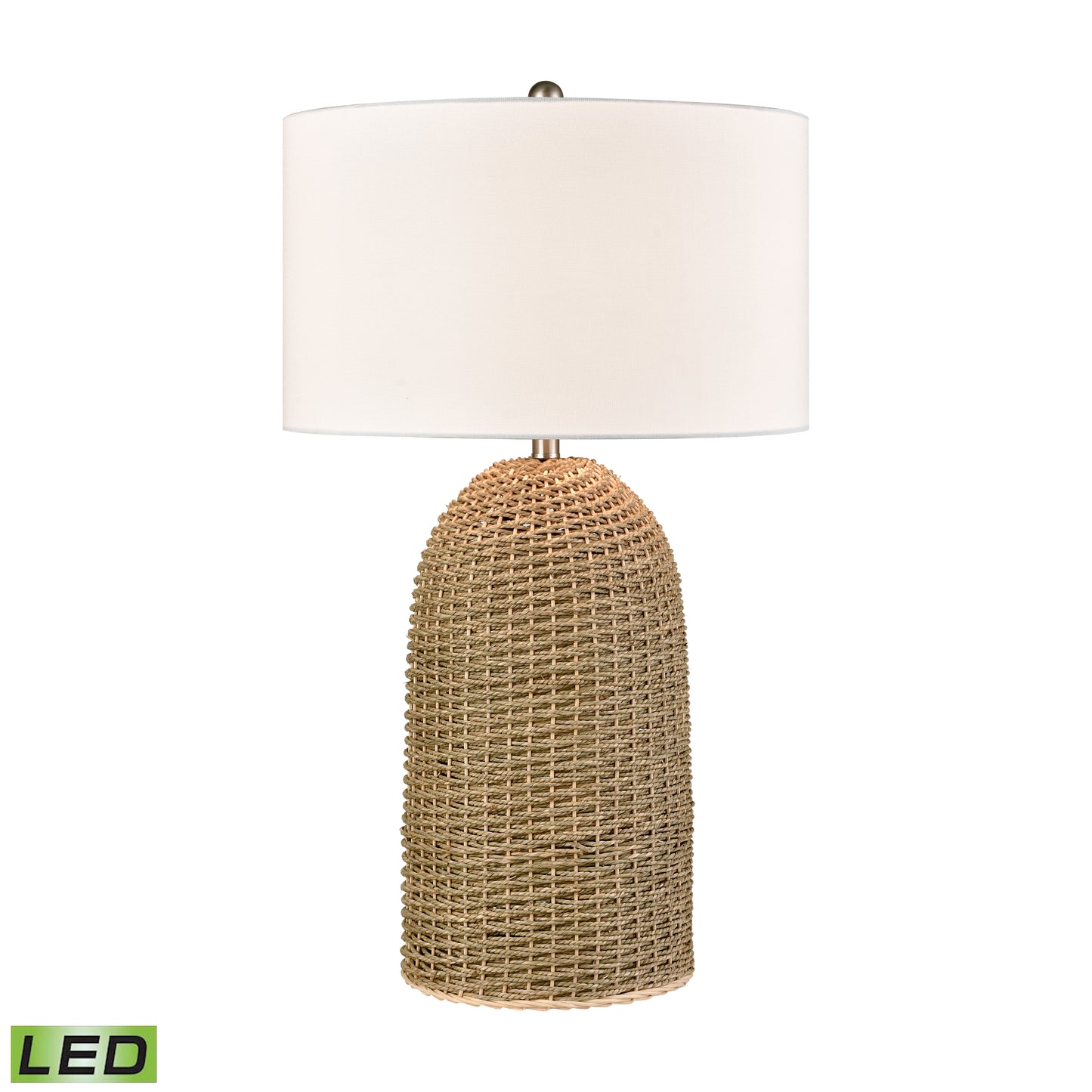 S0019-11058-LED - Coe 32'' High 1-Light Table Lamp - Natural - Includes LED Bulb