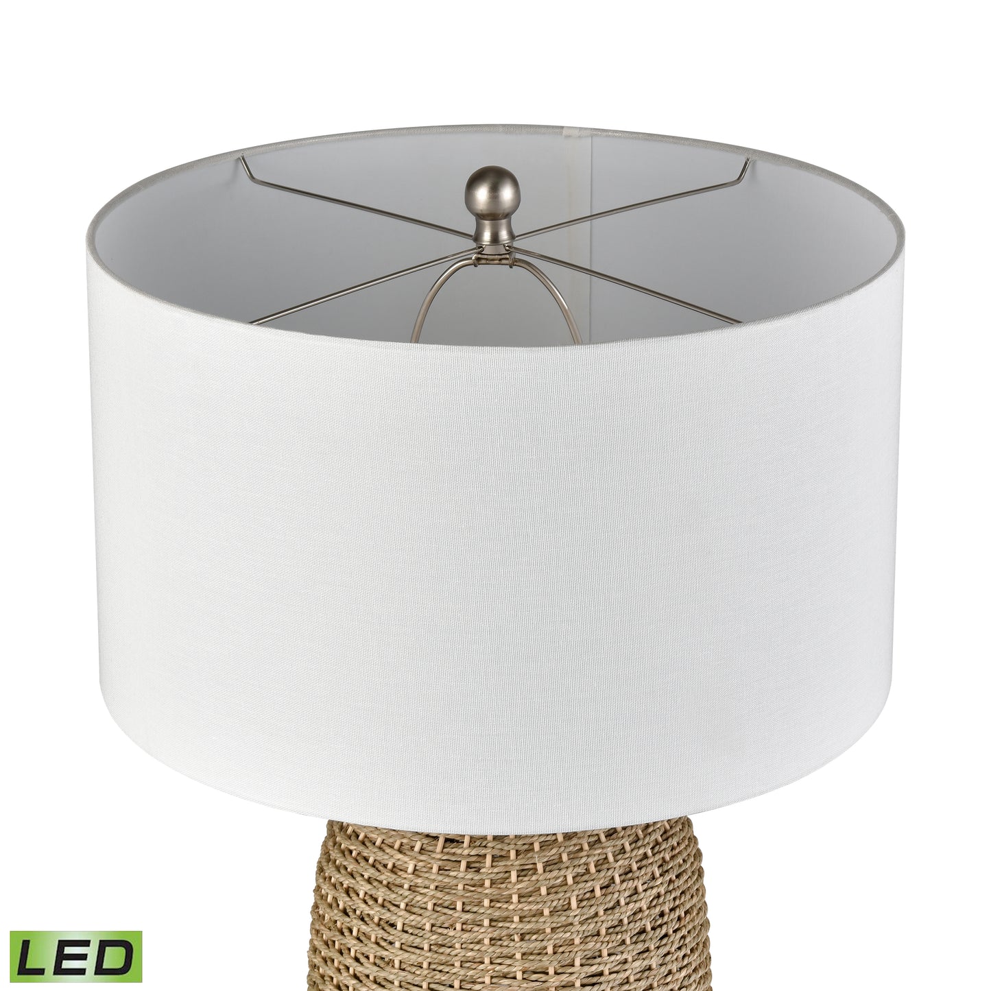 S0019-11058-LED - Coe 32'' High 1-Light Table Lamp - Natural - Includes LED Bulb