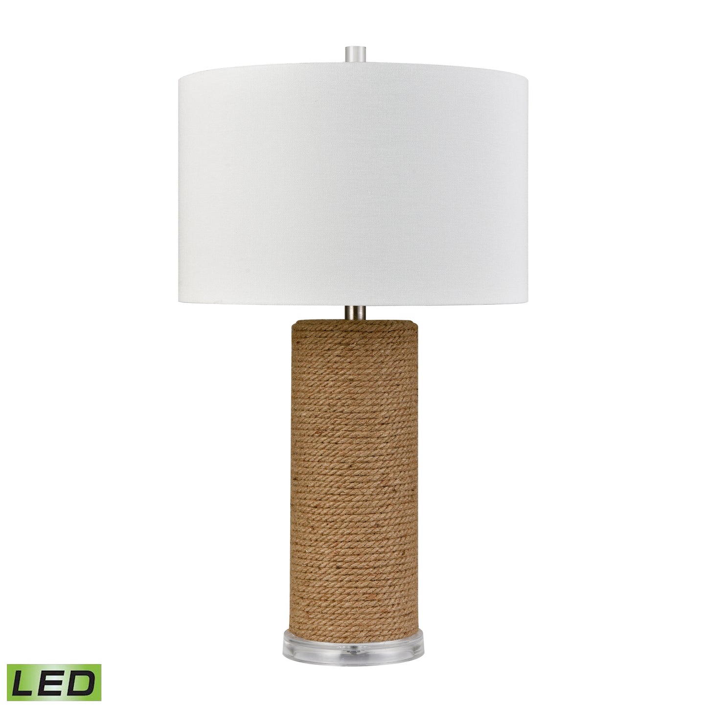 S0019-11146-LED - Sherman 27.5'' High 1-Light Table Lamp - Natural - Includes LED Bulb