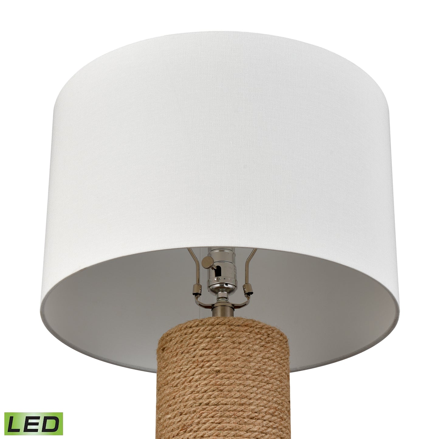 S0019-11146-LED - Sherman 27.5'' High 1-Light Table Lamp - Natural - Includes LED Bulb