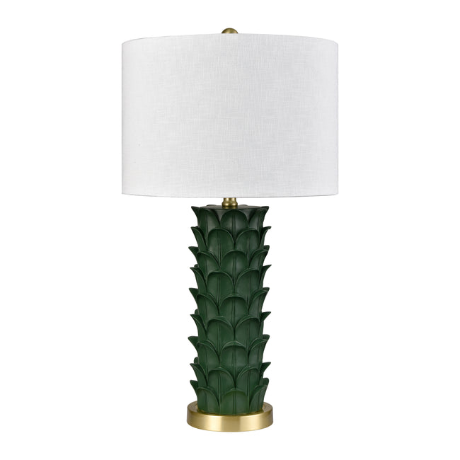 S0019-11152-LED - Beckwith 27'' High 1-Light Table Lamp - Dark Green - Includes LED Bulb