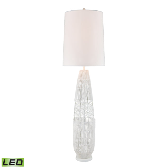 S0019-11155-LED - Husk 63'' High 1-Light Floor Lamp - White - Includes LED Bulb