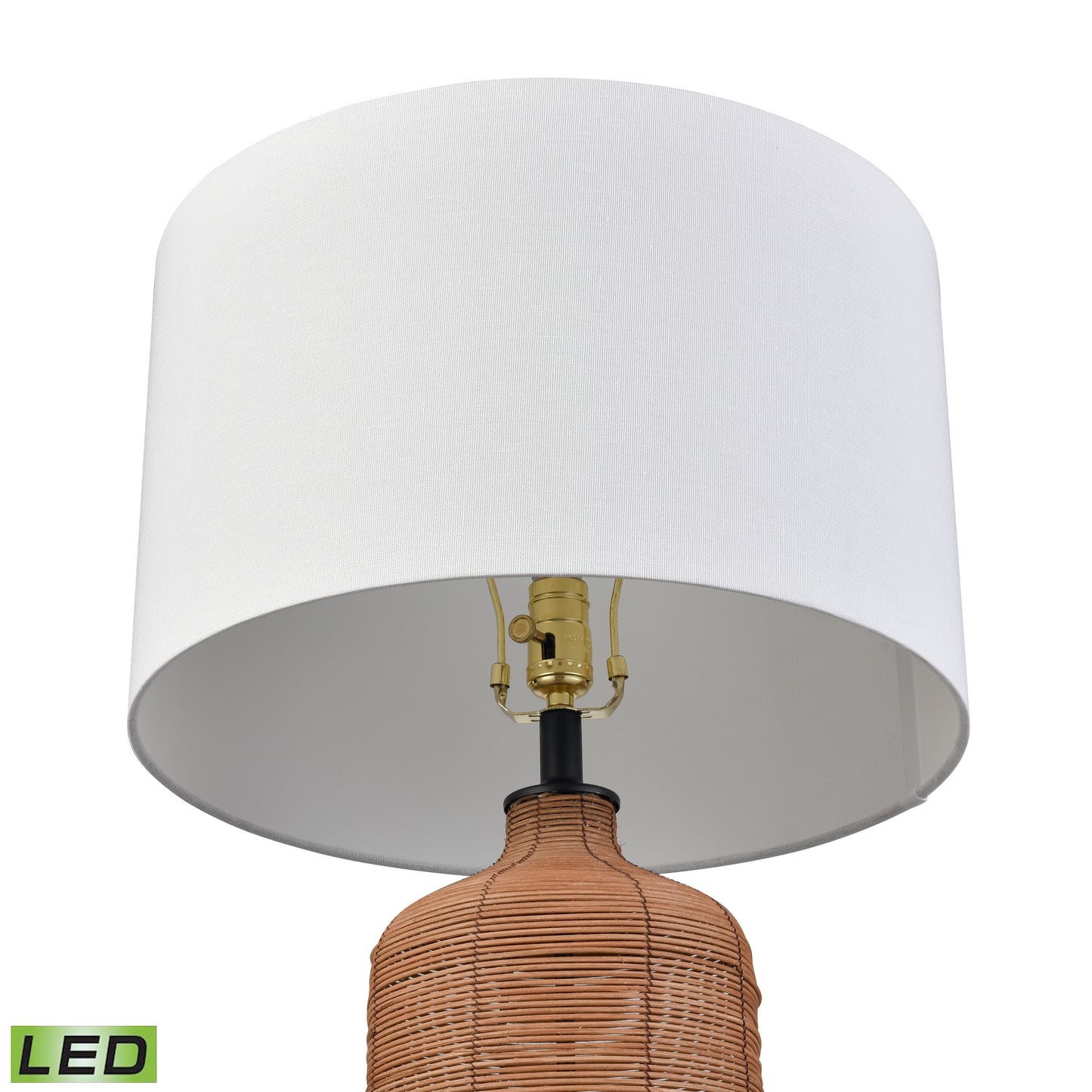 S0019-11170-LED - Euclid 30'' High 1-Light Table Lamp - Natural - Includes LED Bulb