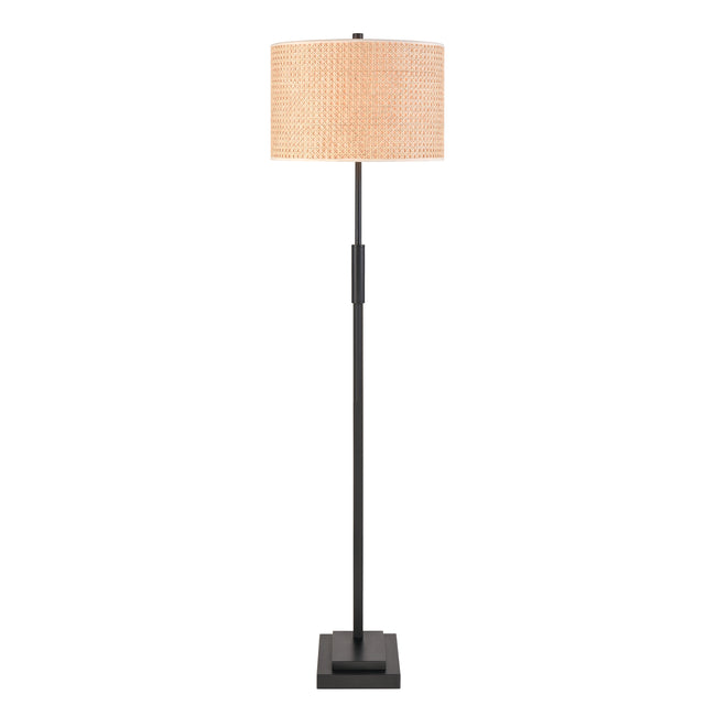 S0019-11172-LED - Baitz 62.5'' High 1-Light Floor Lamp - Matte Black - Includes LED Bulb