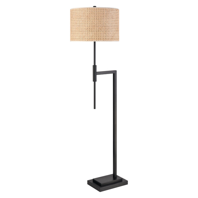 S0019-11172-LED - Baitz 62.5'' High 1-Light Floor Lamp - Matte Black - Includes LED Bulb