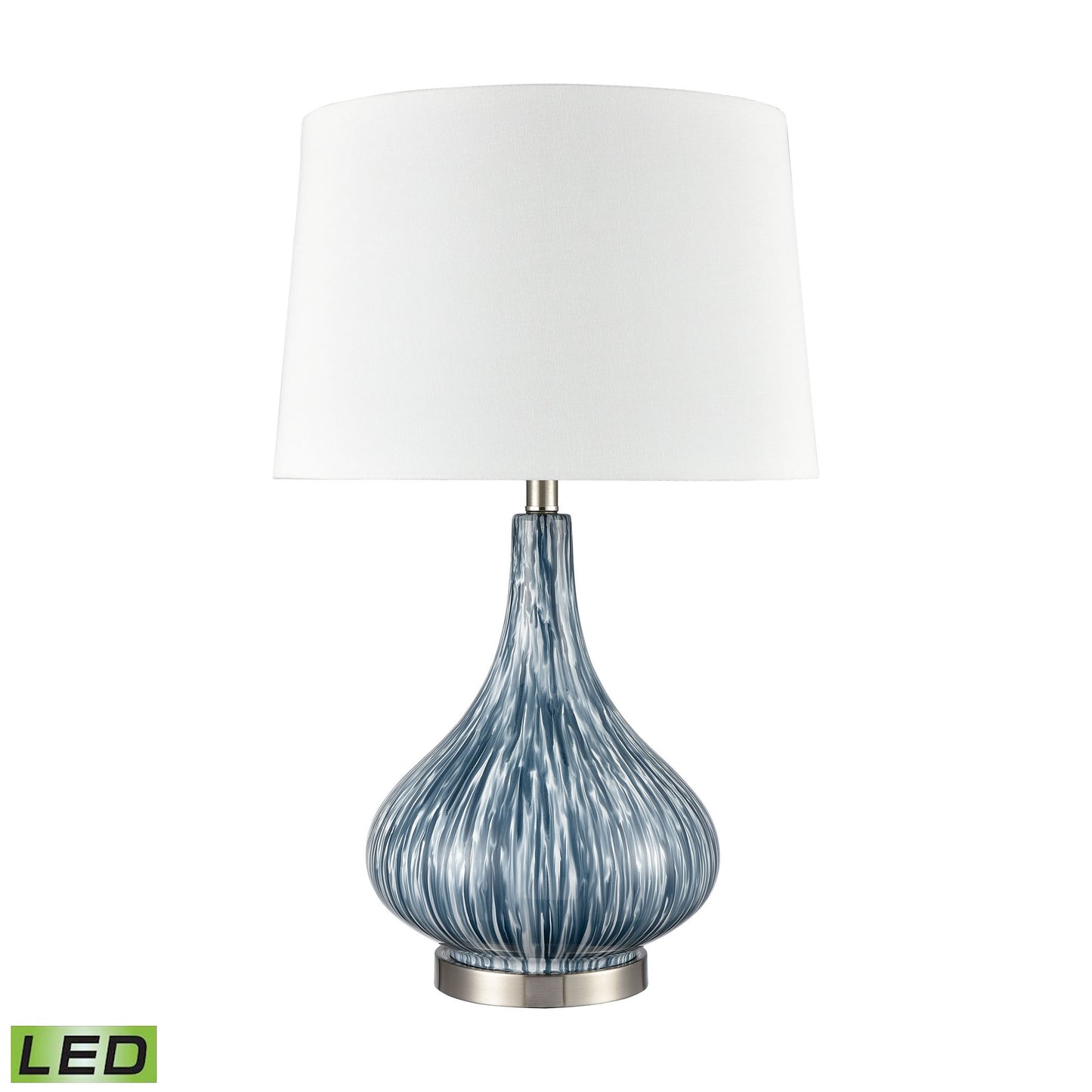 S0019-7979-LED - Northcott 28'' High 1-Light Table Lamp - Blue - Includes LED Bulb