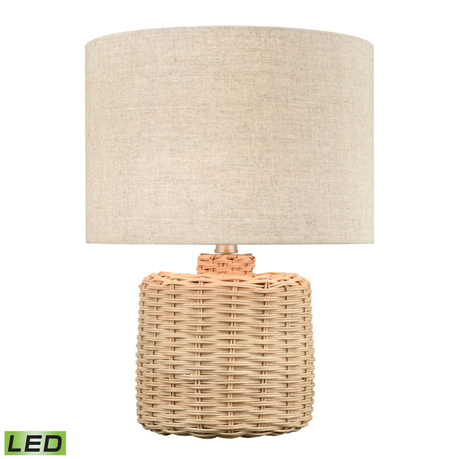 S0019-8019-LED - Roscoe 18'' High 1-Light Table Lamp - Natural - Includes LED Bulb