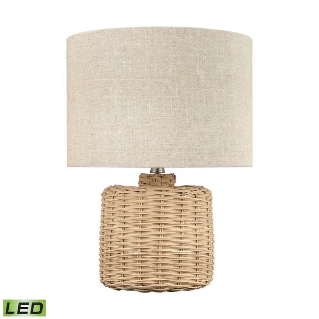 S0019-8019-LED - Roscoe 18'' High 1-Light Table Lamp - Natural - Includes LED Bulb