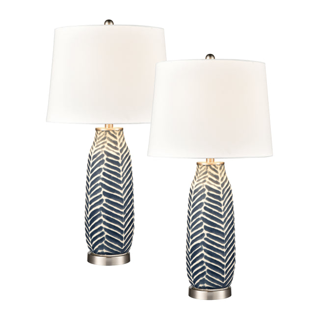 S0019-8035/S2 - Bynum Table Lamp - Set of 2 Navy