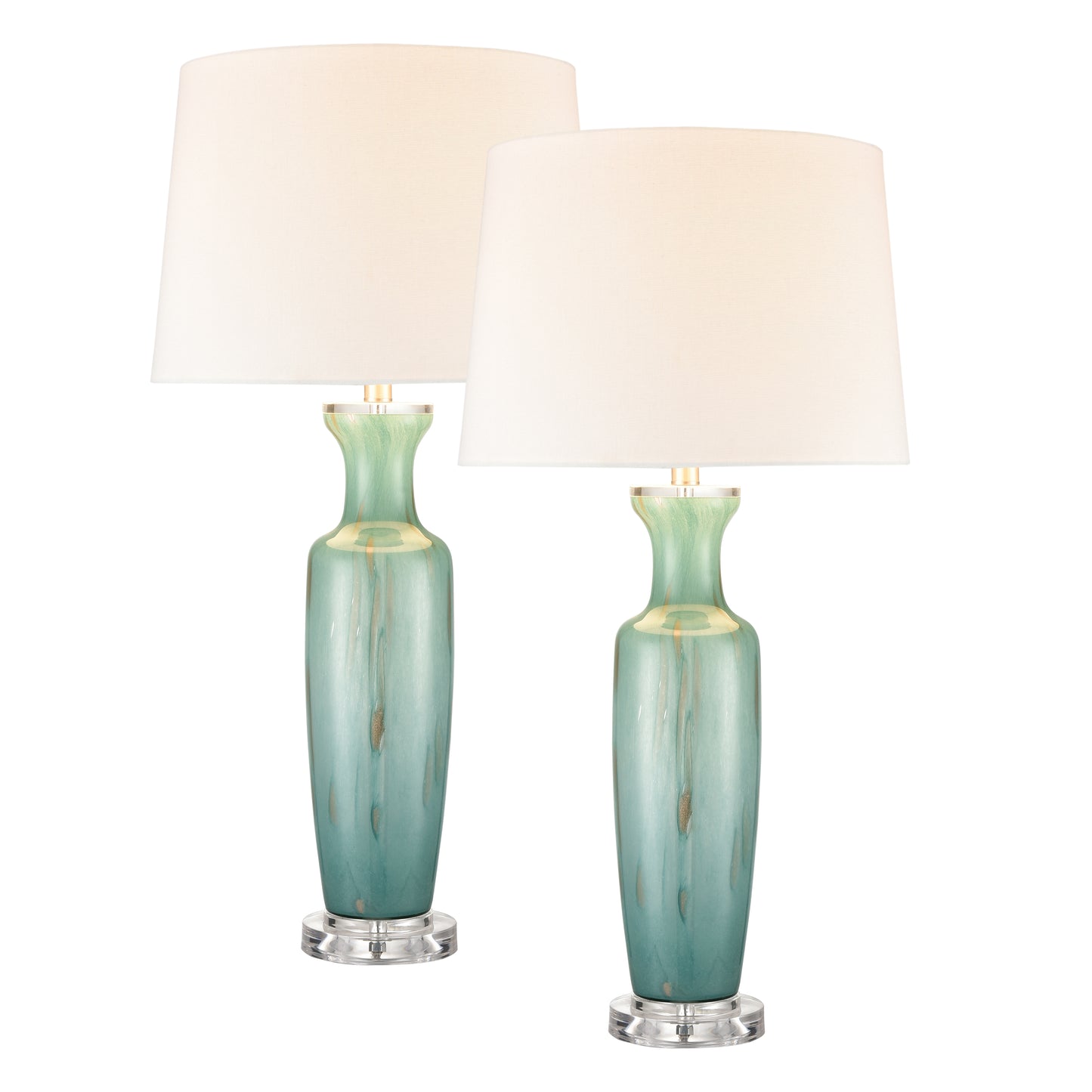 S0019-8040/S2 - Abilene 32'' High 1-Light Table Lamp - Set of 2 Green