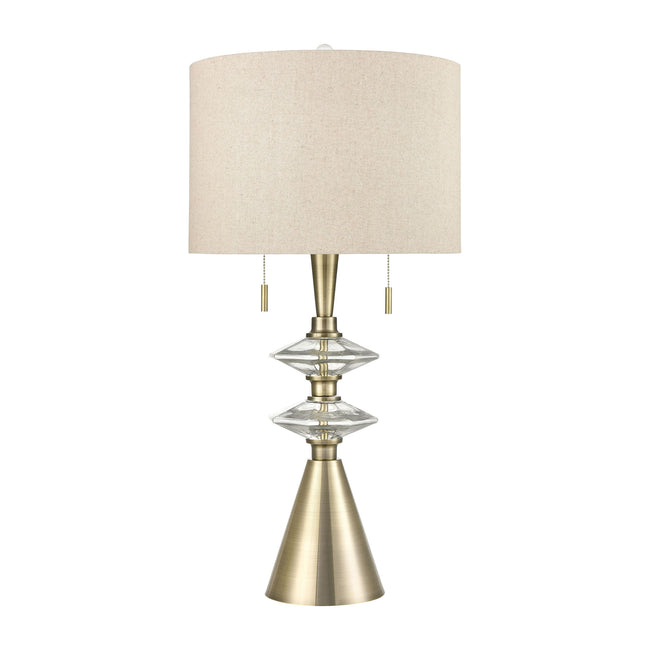 S0019-8042/S2 - Annetta Table Lamp - Set of 2 Brass