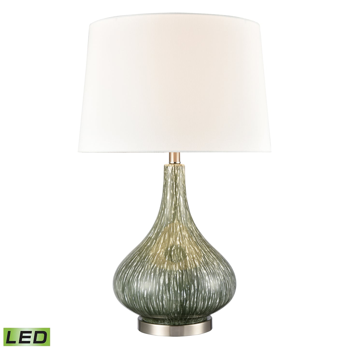 S0019-8070-LED - Northcott 28'' High 1-Light Table Lamp - Green - Includes LED Bulb