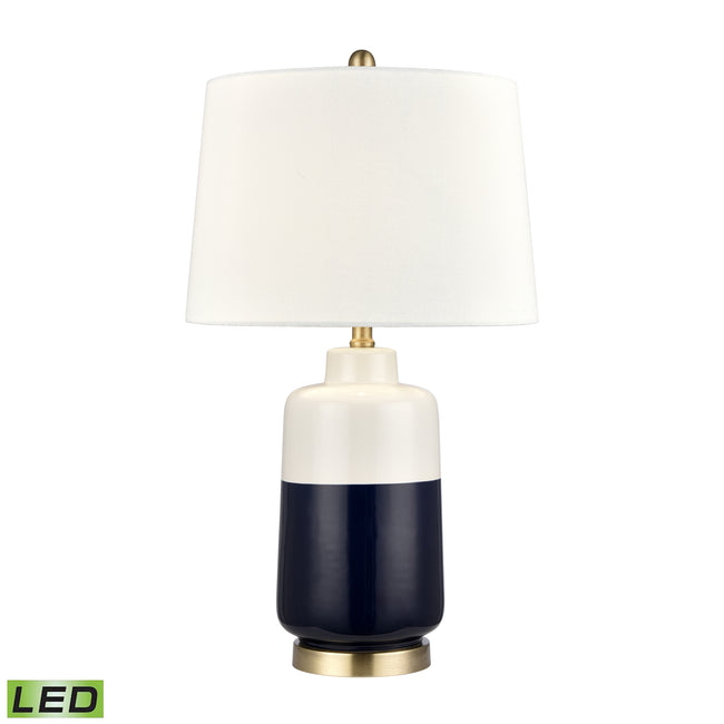 S0019-9490-LED - Shotton 27'' High 1-Light Table Lamp - Navy - Includes LED Bulb