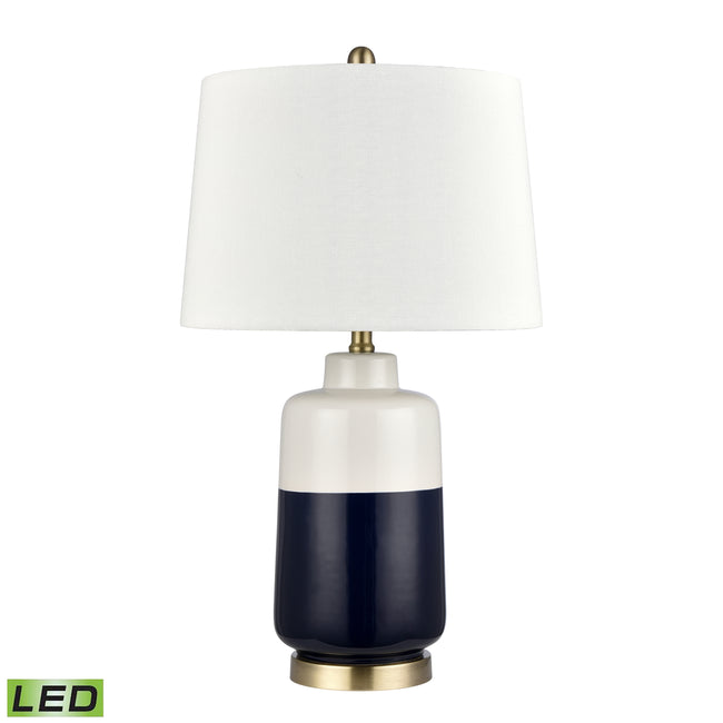 S0019-9490-LED - Shotton 27'' High 1-Light Table Lamp - Navy - Includes LED Bulb