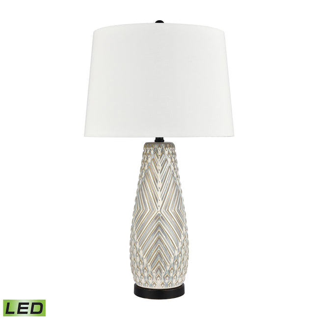 S0019-9491-LED - Whitland 30'' High 1-Light Table Lamp - Gray - Includes LED Bulb