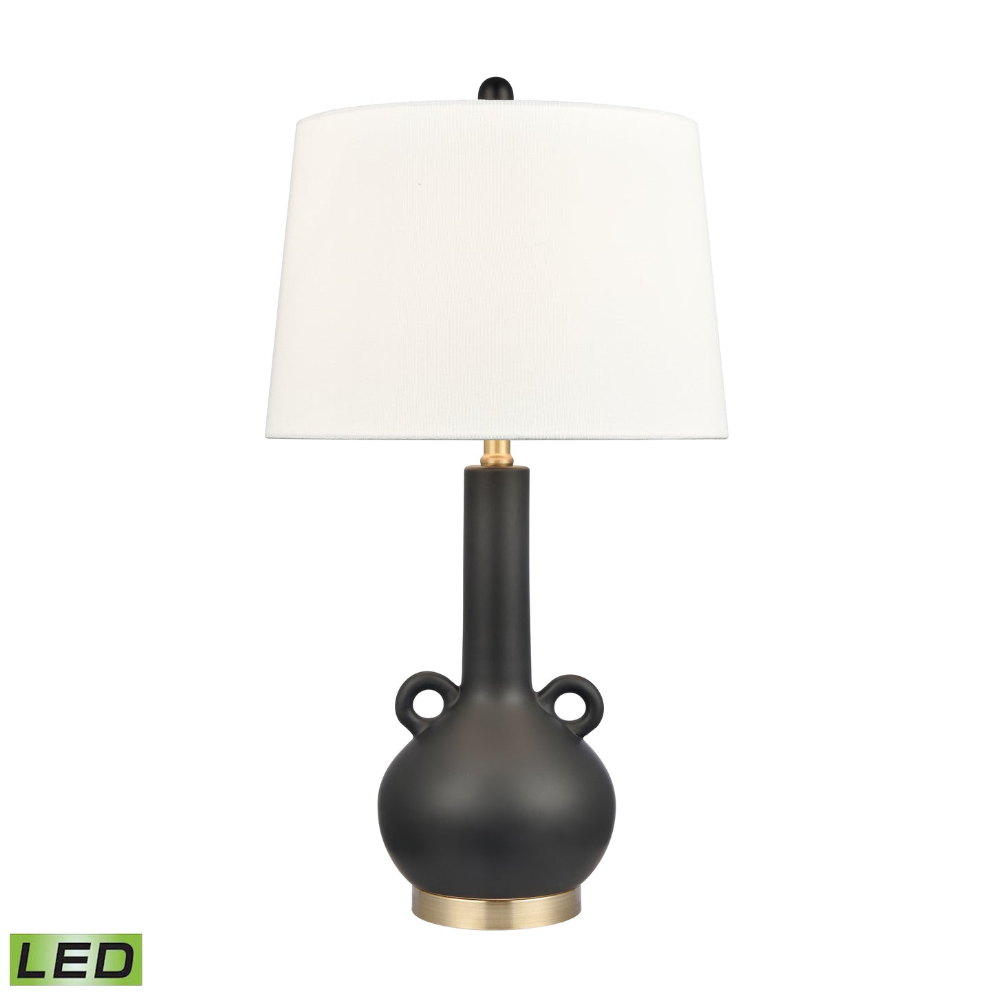 S0019-9495-LED - Sanderson 27'' High 1-Light Table Lamp - Matte Black - Includes LED Bulb